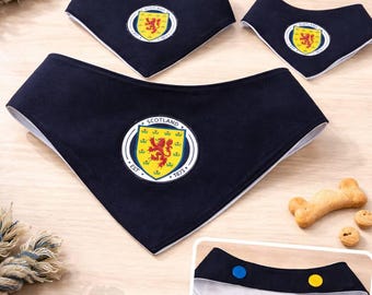 Scotland dog bandana handmade in the UK