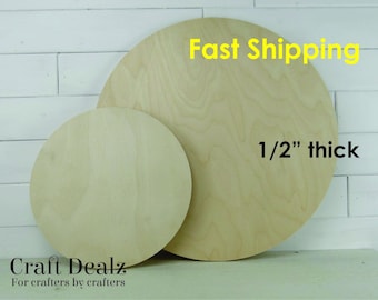 16" Unfinished Wood Circle | Blank Wood Rounds for Painting, Signs & Crafts | Baltic Birch Cutouts