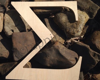 8 Inch Greek Wooden Letters - In Stock and Ready to Ship