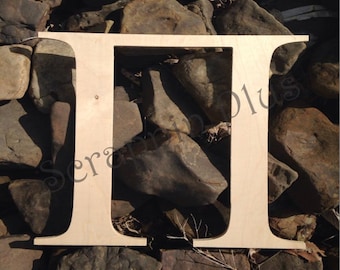 10 inch Greek Wooden Letters - Unfinished, Alpha, Omega, Delta, Epsilon, Theta, Beta, Sigma