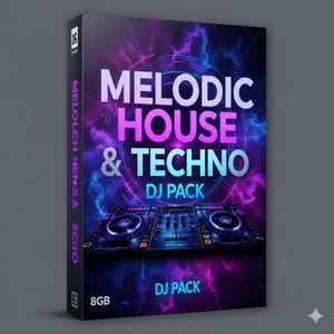 メロディックハウス＆テクノ MP3 パック – 8.0GB DJ バンドル | クラブミュージック、フェスティバルトラック、即時ダウンロード