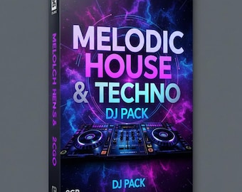 Melodic House & Techno MP3 Pack – 8.0GB DJ Bundle |For Club Music, Festival Tracks, Instant Download