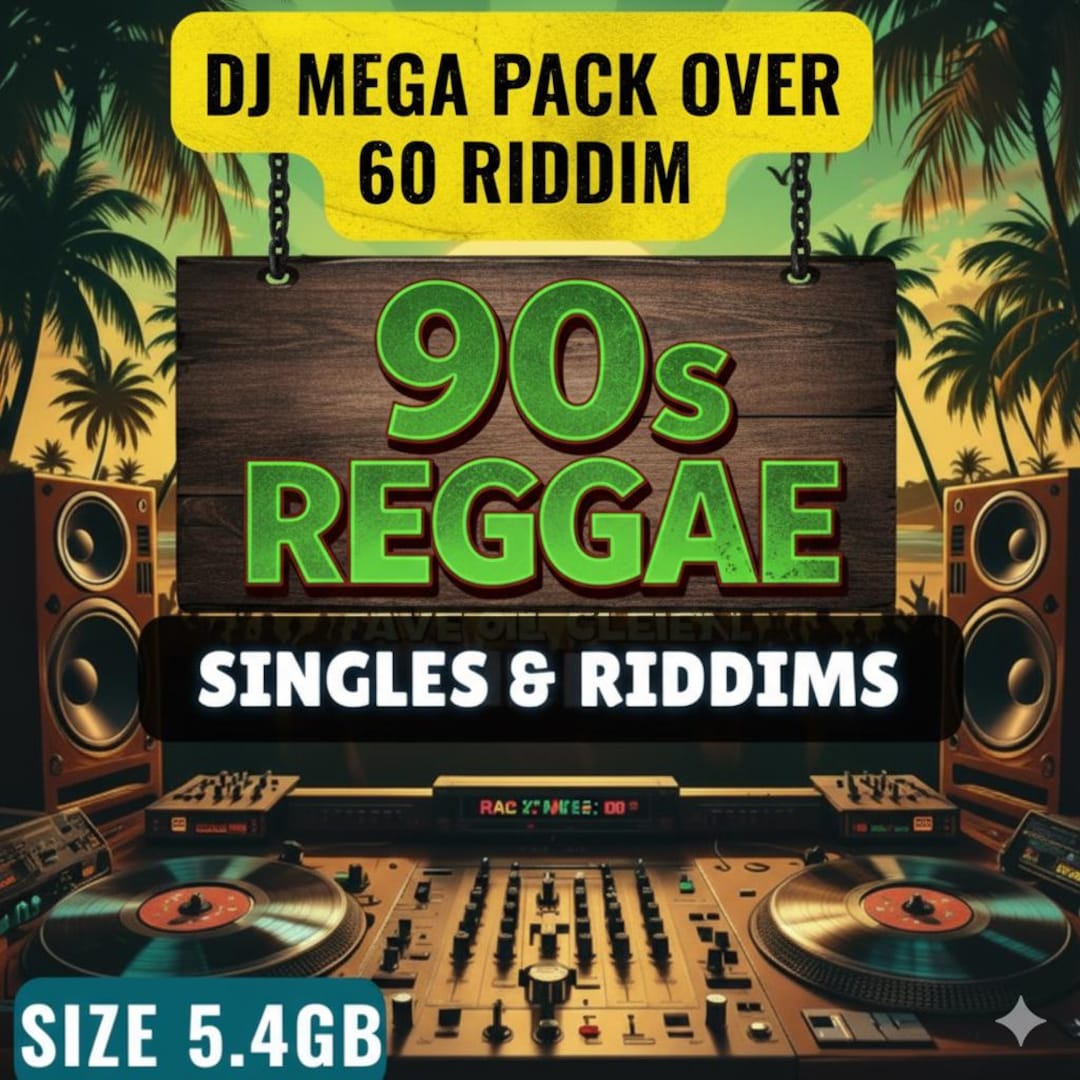 90s Reggae Singles & More Than 60 Riddims” - Etsy