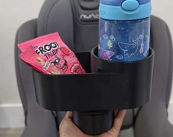 Nuna EXEC Cup Holder Upgrade | Raised Cup Holder Insert | Snack & Drink Holder