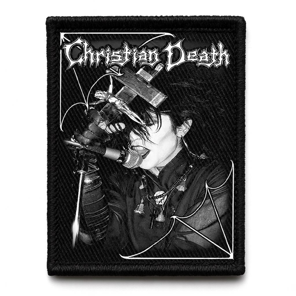 Christian Death Rozz Williams Patch Darkwave Goth Postpunk | PT015