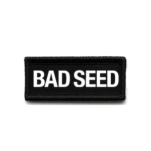 Bad Seed Nick Cave DIY opnaaipatch | Gothic Punk jaspatch | Handgemaakte katoenen patch Goth Postpunk | PT017