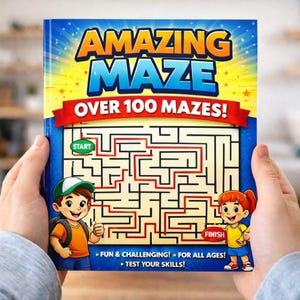 迷路セット（PDF）、印刷可能な子供向け迷路、車内でのアクティビティ、夏休みのゲーム