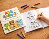 Kindergarten ABC Set chunky line art, simple coloring pages, letter practice pack printable