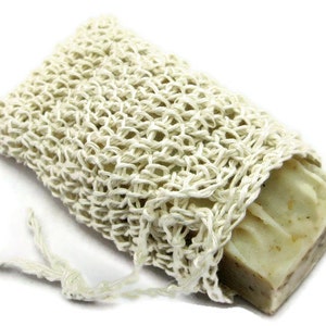 Hemp Soap Sack Beginner Crochet Pattern Soap Bag Pattern Soap Saver Crochet Pattern image 3