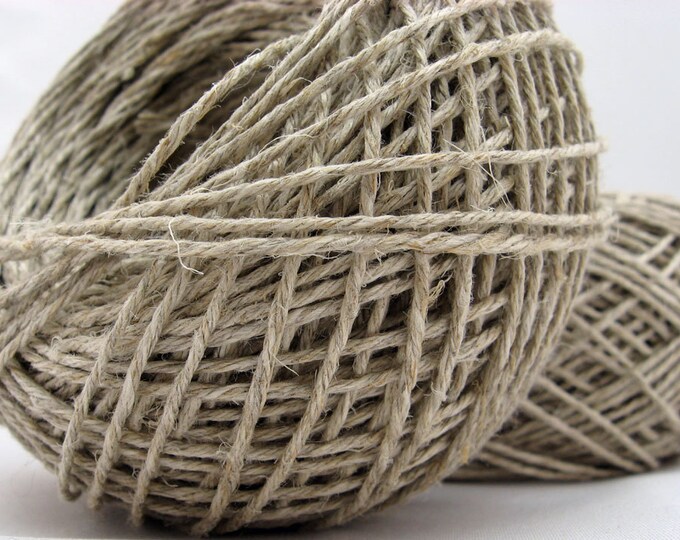 Bulk Hemp Yarn, Twine, Fair Trade Vegan Yarn, Wholesale Bag, Choose