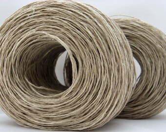 Hemp Yarn for Knitting, Crocheting, Vegan, Fingering Weight