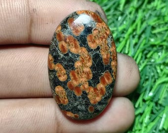Low Price !! Peanut Obsidian Cabochon Gemstone Handmade Making For Jewellery (Size 34X22X6mm) A-98