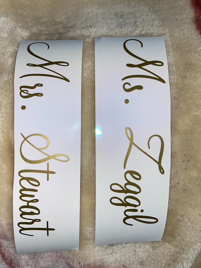 Custom Name Vinyl Sticker, Personalized Laptop Water Bottle Decal - Etsy