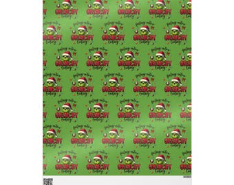 Personalised Grinch Christmas Wrapping Paper Rolls - 61cm - View #7