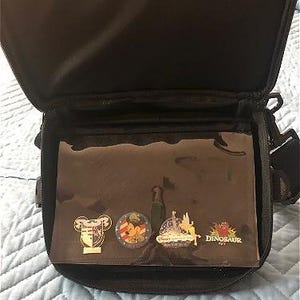 New Embroidery Sorcerer Mickey Mouse Pin Book Bag Starter Set, 20 Official Disney Trading Pins & Disney Character Lanyard FREE USA shipping image 10