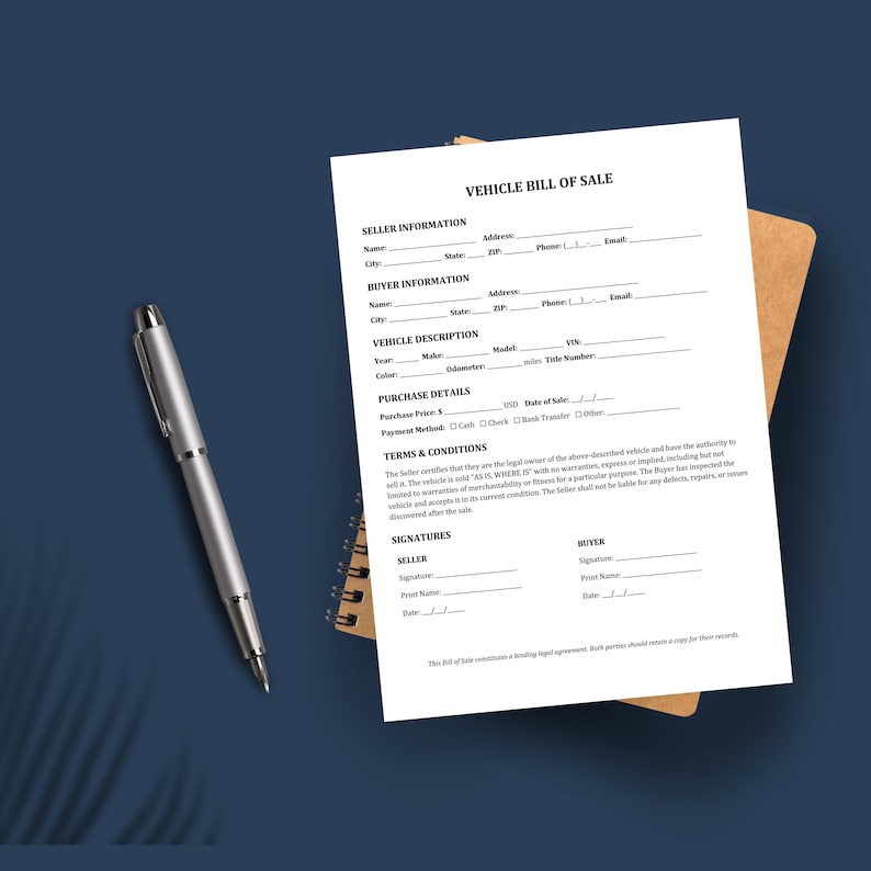 Bill of Sale Vehicle PDF Word Google Docs Car Bill of Sale Printable Bill of Sale Vehicle PDF Word Google Docs Car Bill of Sale Printable