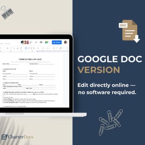 Official DMV Motor Vehicle Bill of Sale Car Form PDF Word Google Docs ...