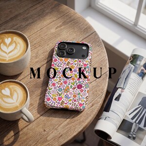 Mockup magnetisch hoesje iPhone 17 Pro, schokbestendig mockup telefoonhoesje, iPhone 17 Pro PSD-mockup, mock-up telefoonhoes, Smart Object PSD