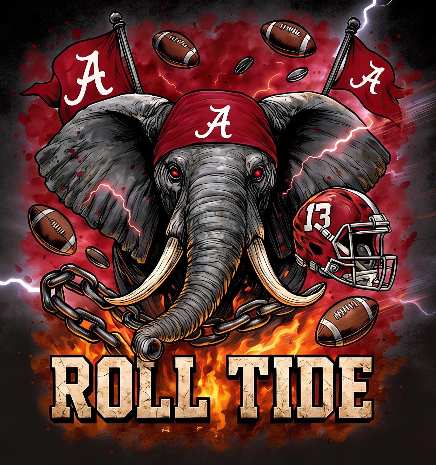Alabama crimson tide wall art - Etsy México, image size:1500x1600