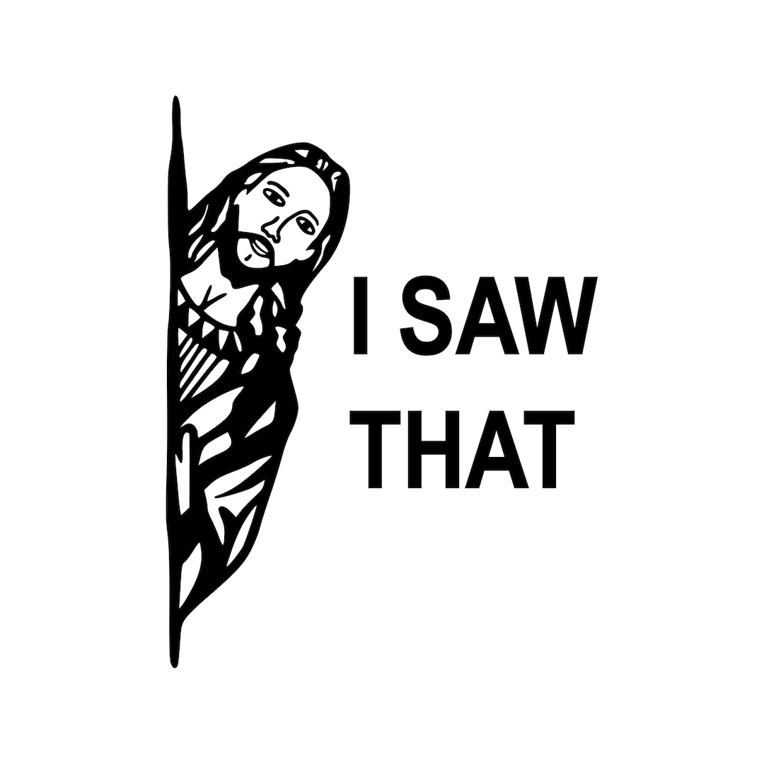 Jesus - I Saw That Vinyl Decal / Car Decal / Christian Decal / Sticker ...