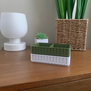 Vanity Organizer |Desk,Bedroom,Nightstand, Stackable organizer | image 2