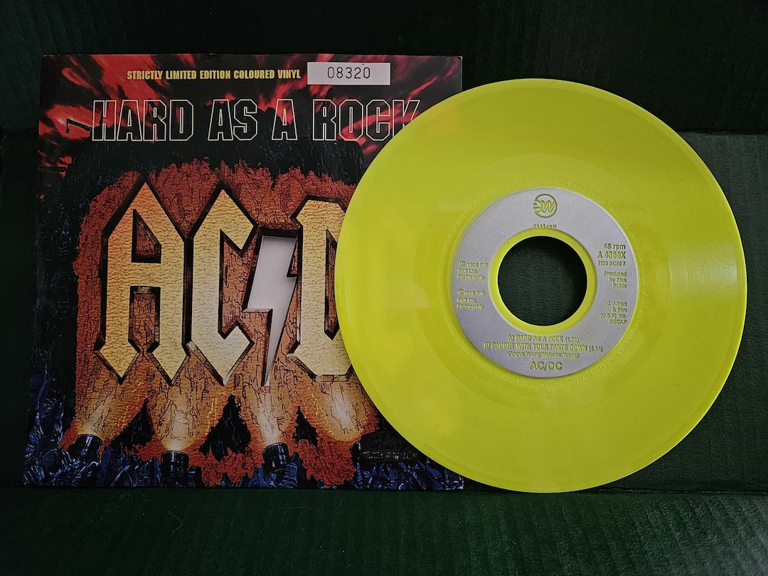 AC/DC - Hard as a Rock - Vinyl - 45 RPM - Limited Edition - Numbered ...