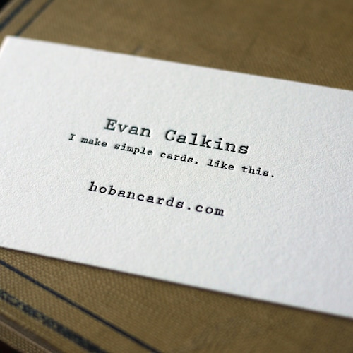 The Guildsman Custom Letterpress Printed Calling Cards Etsy