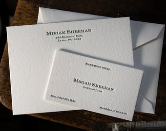 Letterpress Business Cards – Hoban Cards