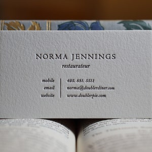 The Guildsman – Custom Letterpress Printed Calling Cards