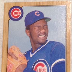 Vintage Lee Smith Topps 1987 Baseball Card, Hall of Famer, Chicago Cubs, St. Louis Cardinals, Ace Reliever, Cadeau voor hem, Kerstmis