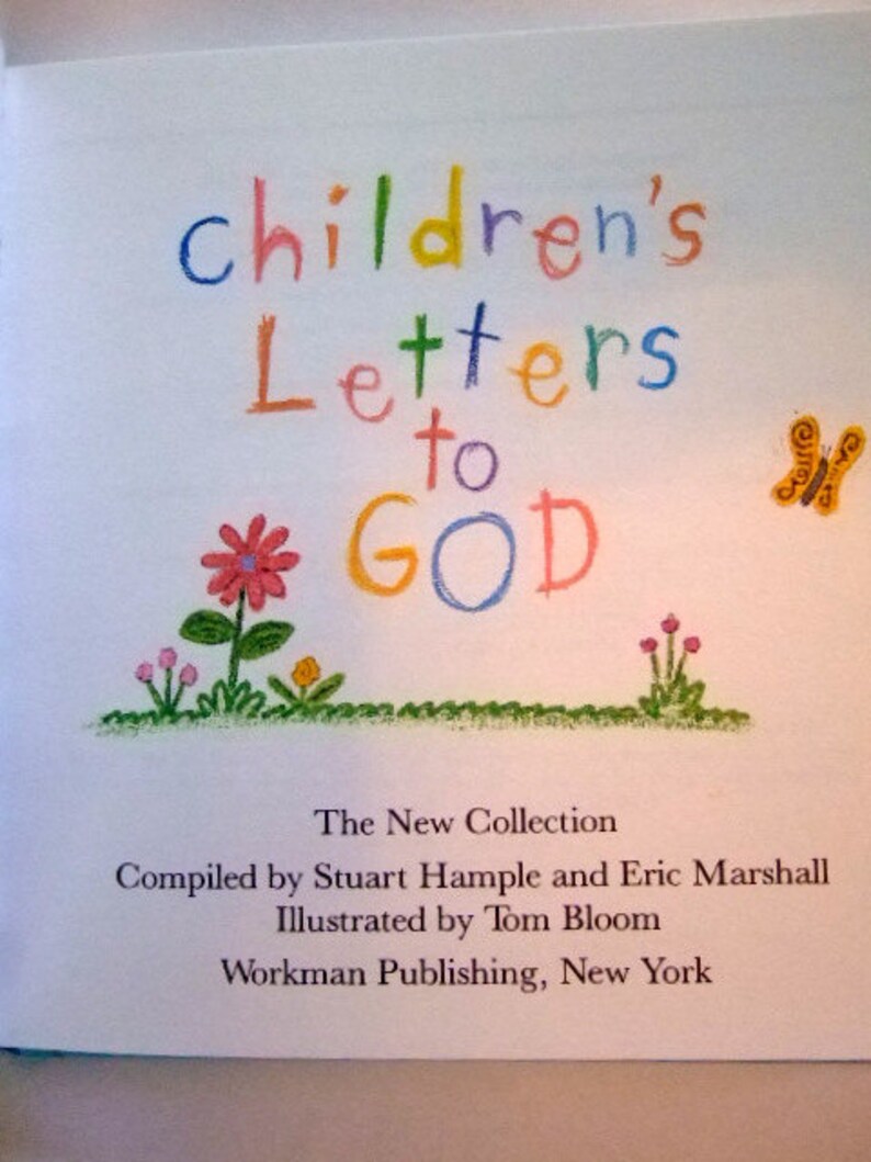 Vintage Book, Children's Letters to God, International Best-seller by ...