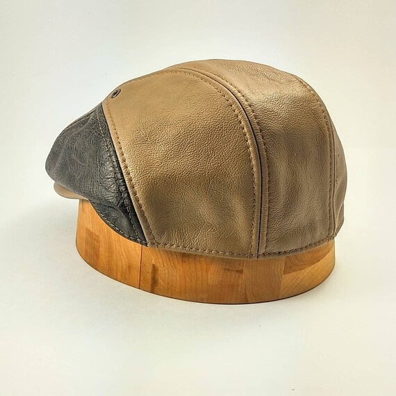 Leather Flatcap cobra | Etsy