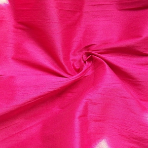 One yard of magenta polyester dupioni /hot pink poly dupioni
