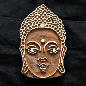 Gautam Buddha/ Budha / sacred/ nirvana/ Indian block printing stamp/ tjap/ wooden block for printing/ paper fabric printing stamp