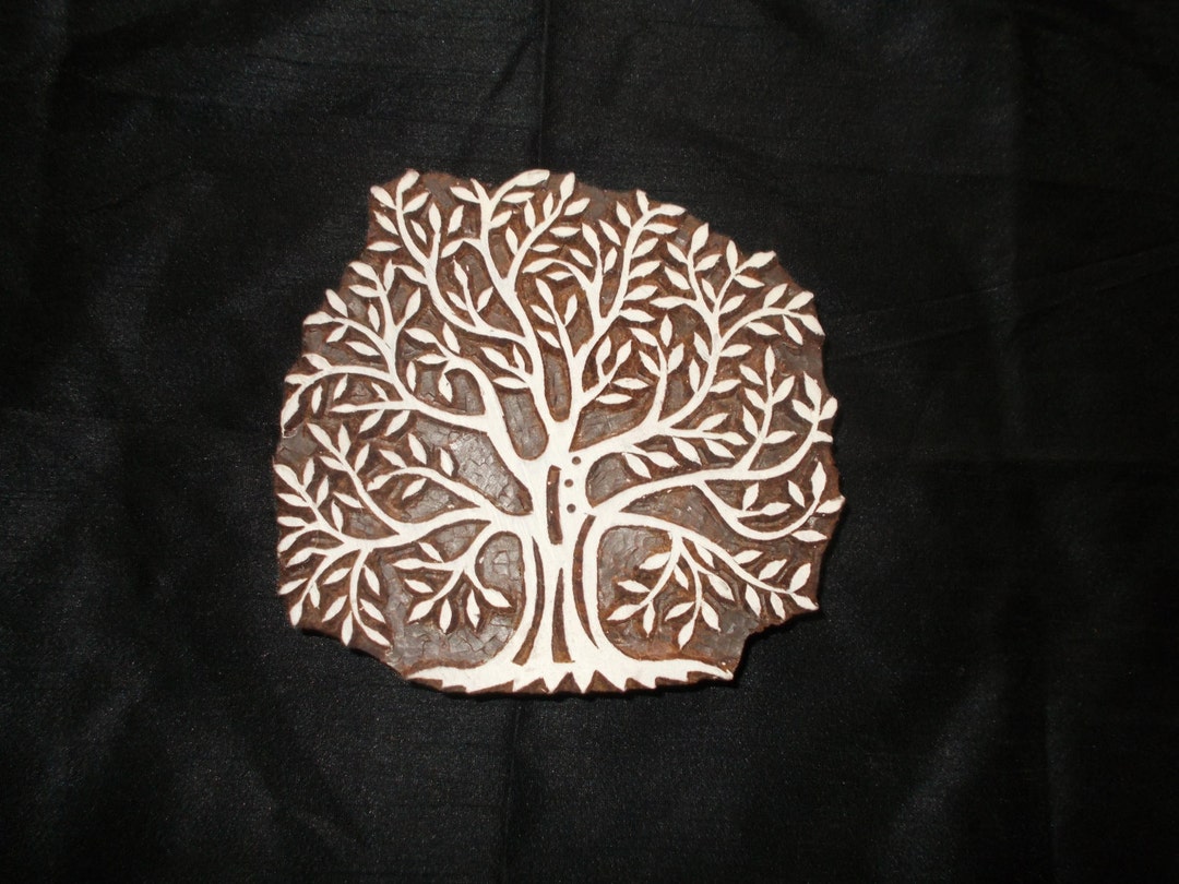 Tree of Life Indian Block Printing Stamps/wooden Block for Etsy