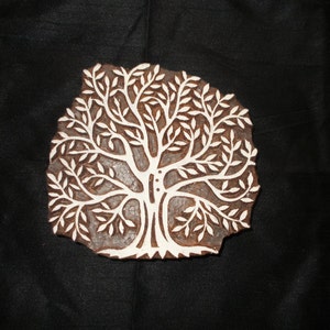 Tree of life Indian block printing stamps/wooden block for printing/ paper and fabric printing stamp