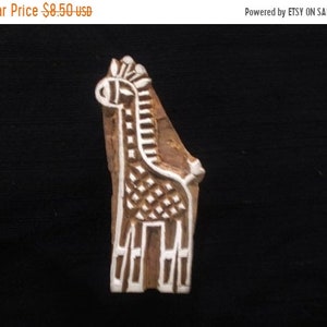 Giraffe Design / animal Indian block printing stamps/wooden block for printing/ paper and fabric printing stamp