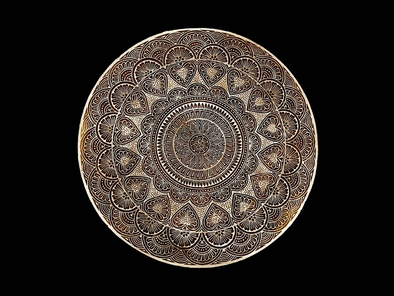 Big Circle Mandala design/mandala Circle Indian block printing stamps/ wooden block for printing/tjaps/ paper and fabric printing stamp