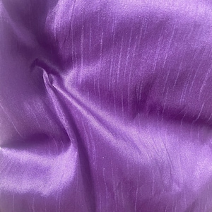 Una yarda de lavanda poly dupioni / art silk / faux silk / polyester dupioni