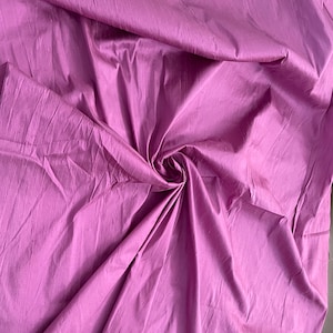 Lilac/ Pink Dupioni Silk Fabric by the Yard Pure Luxury Raw Silk for DIY Sewing, Wedding Gowns, Bridesmaid Dresses, Curtains, Upholstery