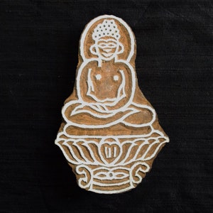 Buddha / sacred /nirvana/  Indian block printing stamp/tjap/wooden block for printing/ paper and fabric printing stamp