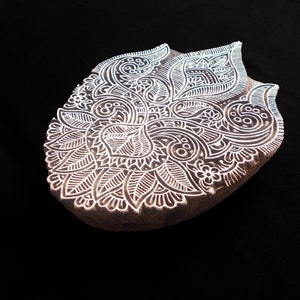 Intricate big Design Indian block printing stamps/wooden block for printing/ paper and fabric printing stamp