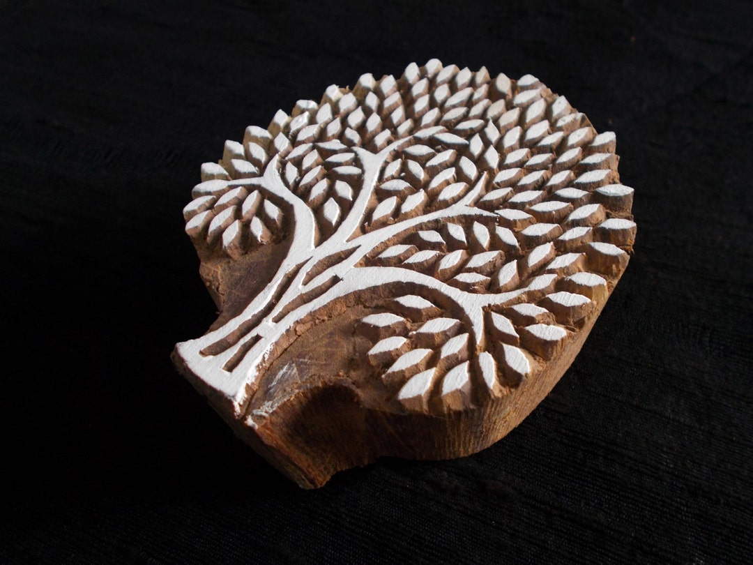 Tree of Life Indian Block Printing Stamps/wooden Block for Etsy