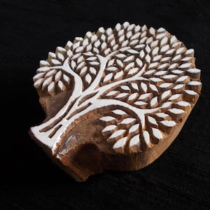 Tree of Life Indian block printing stamps/wooden block for printing/ paper and fabric printing stamp