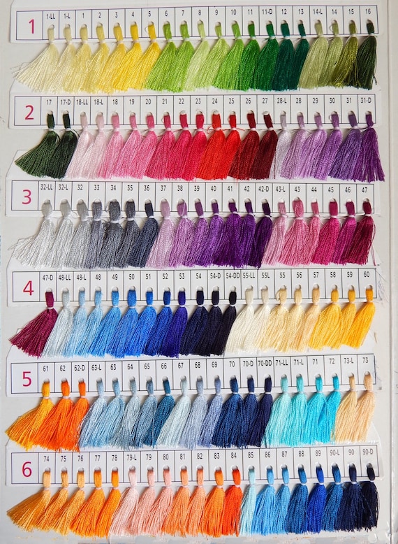 Silk Thread, 30 Spools Wholesale Indian Silk Thread, Art Silk Thread, Hand  and Machine Embroidery Thread 