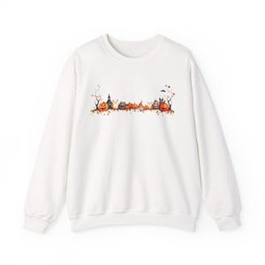 Halloween Pumpkin Line Art Sweatshirt | Jack-O'-Lanterns, Haunted House
