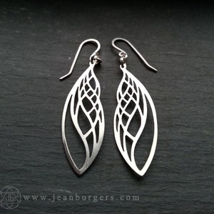 Handcrafted Golden Ratio Earrings - sterling silver