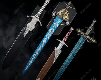Handmade Dark Soul Master Sword Replica | Moon Light Greatsword | Artorias | Elden Ring | Blood Borne | Anime Sword Christmas Gift For Him