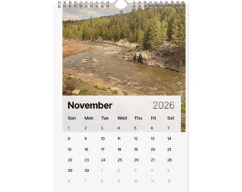 Colorado Nature 2026 Wall Calendar