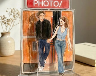 Podstawka akrylowa „Off Campus Hockey Romance”, gadżety Booktok, fan art „The Deal”, dekoracje książkowe Hannah Grace